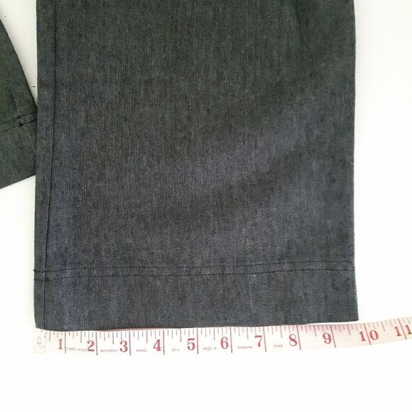 2/$35 Sale OPTION Elle 3/4 Cropped Wide legged pants Sz 4 (4-6) Grey - Picture 8 of 11